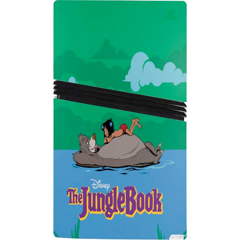 Disney Jungle Book Mogli and Baloo Swim PS5 Pro Console Skin